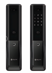 Solity GP-6000BAK BLACK Электронный дверной замок с Face ID Solity GP-6000BAK BLACK Электронный дверной замок с Face ID