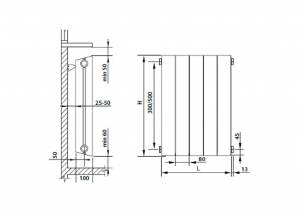 Радиатор Royal Thermo PianoForte 500 Silver Satin - 6 секции Радиатор Royal Thermo PianoForte 500 Silver Satin - 6 секции
